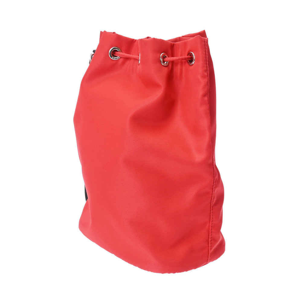 Prada Pouch Nylon Drawstring Red - image 1
